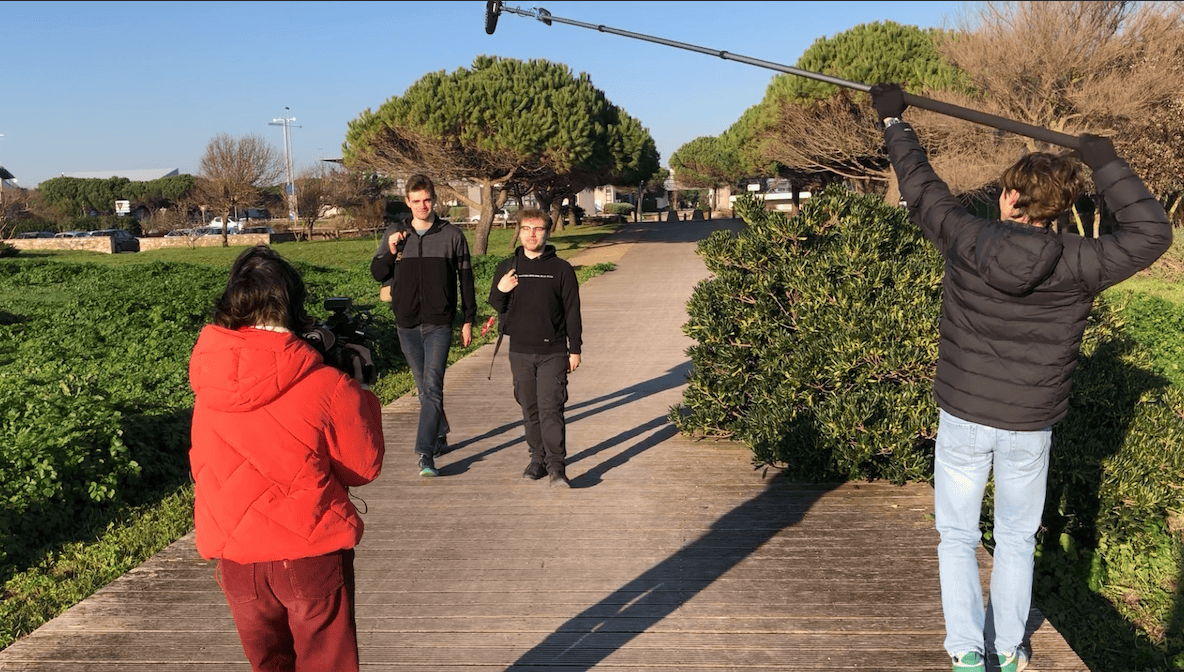 Tournage du projet Je filme ma formation